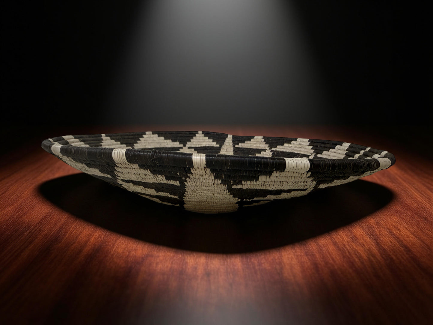 Handwoven Botswana Basket Set- PEOLWANE AND LETLHARE (2 piece set)