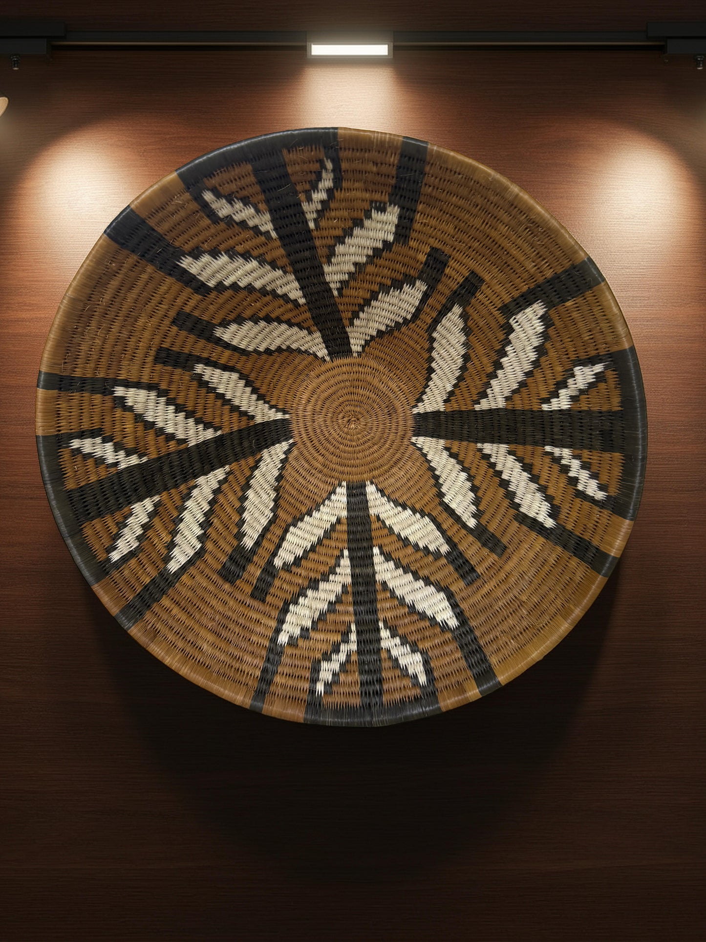 Handwoven Botswana Basket Set- PEOLWANE AND LETLHARE (2 piece set)