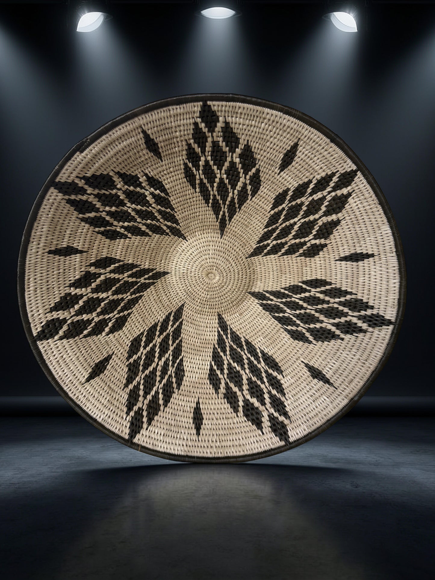 Handwoven Botswana Basket Set-TEEMANE AND LETLHARE (2 pieces)
