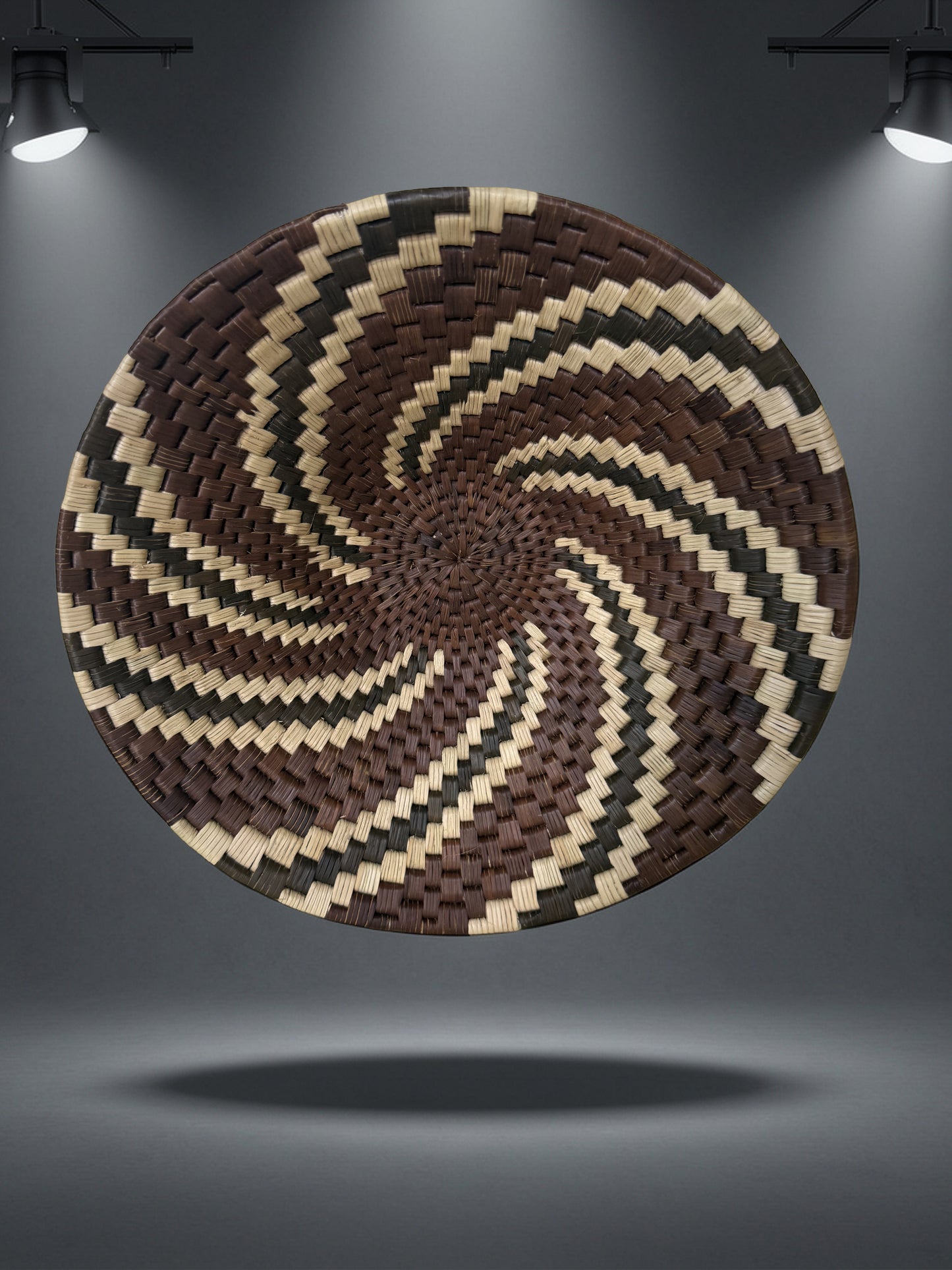Handwoven Botswana Basket Set- MOKWATLA WA TLHWARE, LEGOPO LA THUTLWA 1 AND LEGOPO LA THUTLWA 2 (3 pieces)