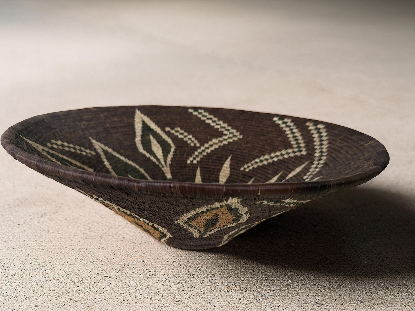 Handwoven Botswana Basket Set-TEEMANE AND LETLHARE (2 pieces)
